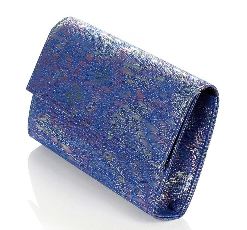 SALVARE Duża torebka kopertówka na pasku