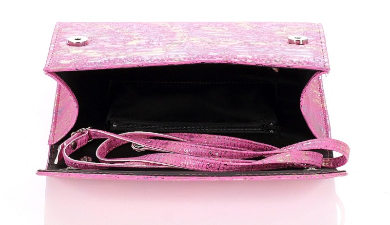 SALVARE Duża torebka kopertówka na pasku