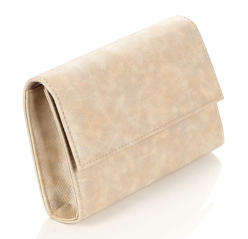 SALVARE Duża torebka kopertówka na pasku