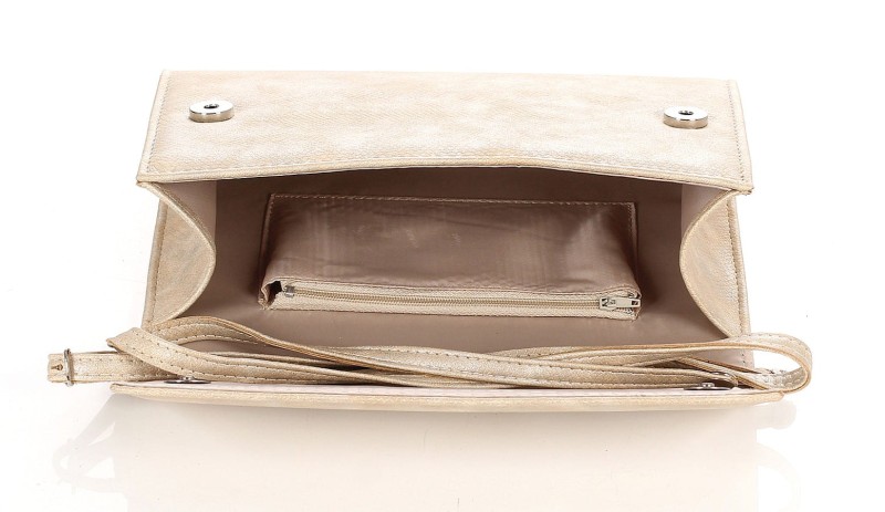 SALVARE Duża torebka kopertówka na pasku