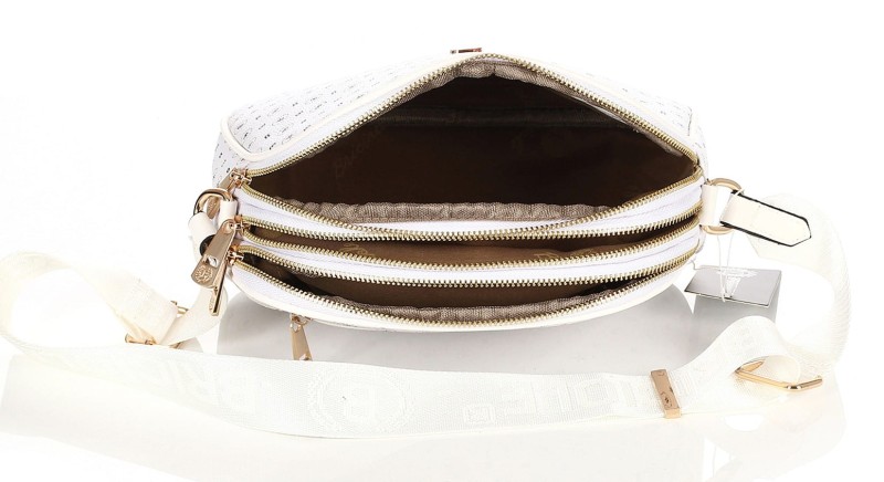 BRICOLE Pojemna trzykomorowa torebka listonoszka