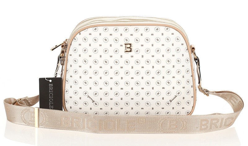 BRICOLE Pojemna trzykomorowa torebka listonoszka