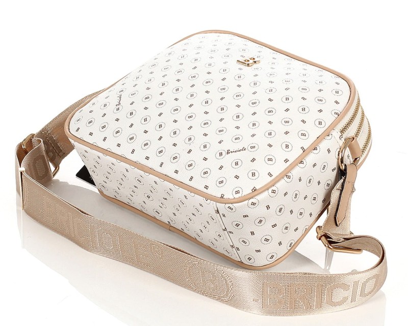 BRICOLE Pojemna trzykomorowa torebka listonoszka