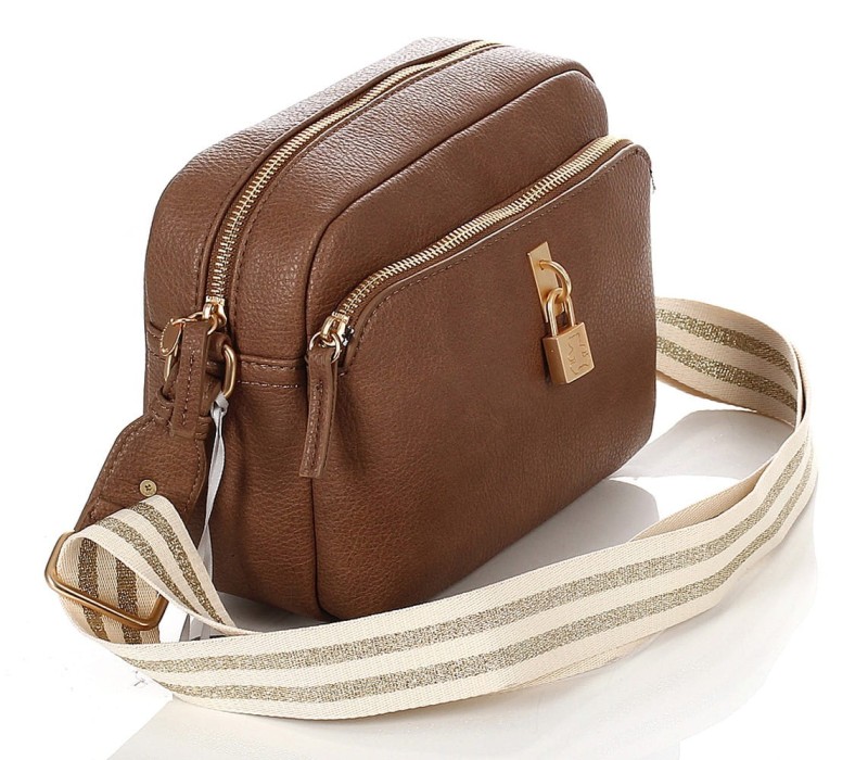 Lulu Castagnette Torebka listonoszka na pasku pojemna