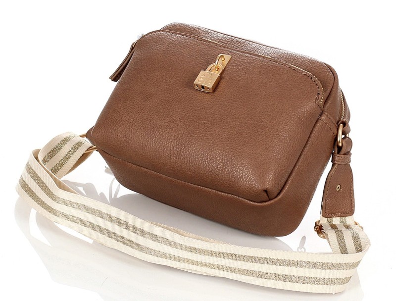 Lulu Castagnette Torebka listonoszka na pasku pojemna