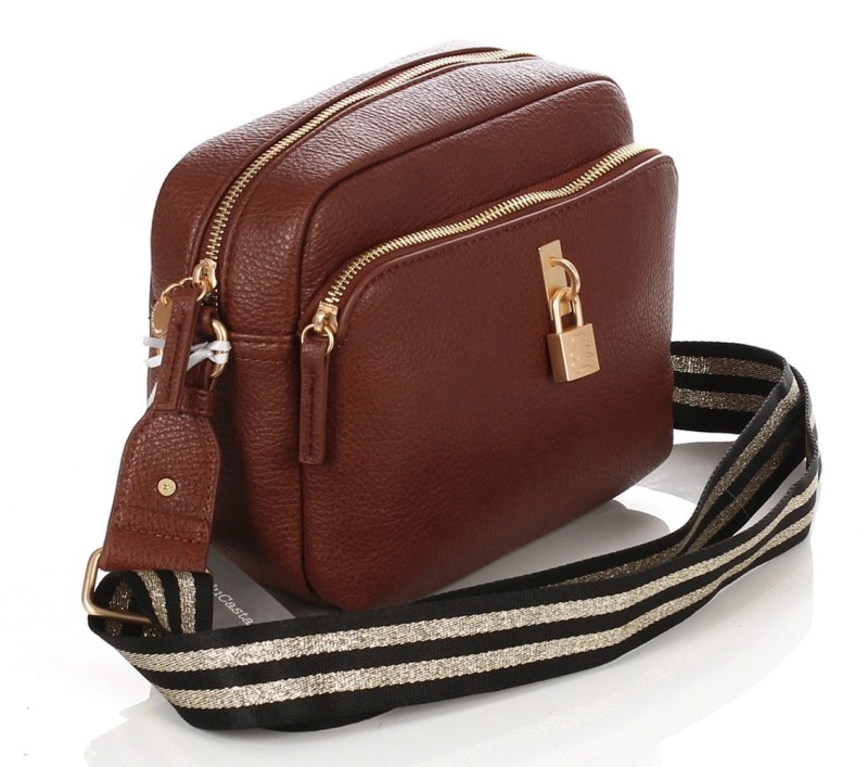 Lulu Castagnette Torebka listonoszka na pasku pojemna