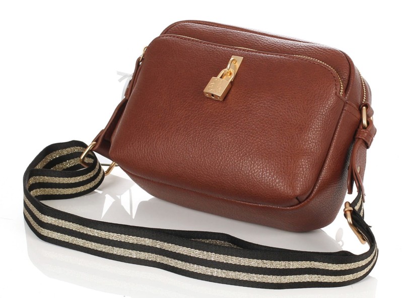 Lulu Castagnette Torebka listonoszka na pasku pojemna