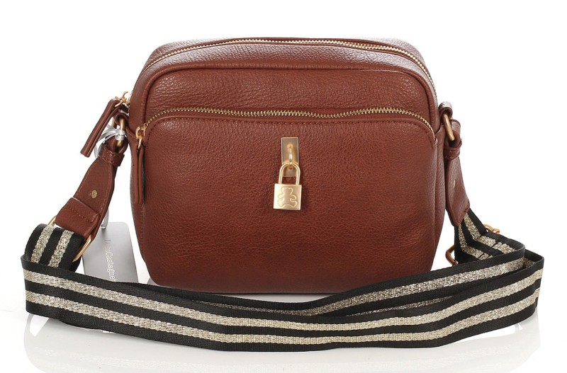 Lulu Castagnette Torebka listonoszka na pasku pojemna