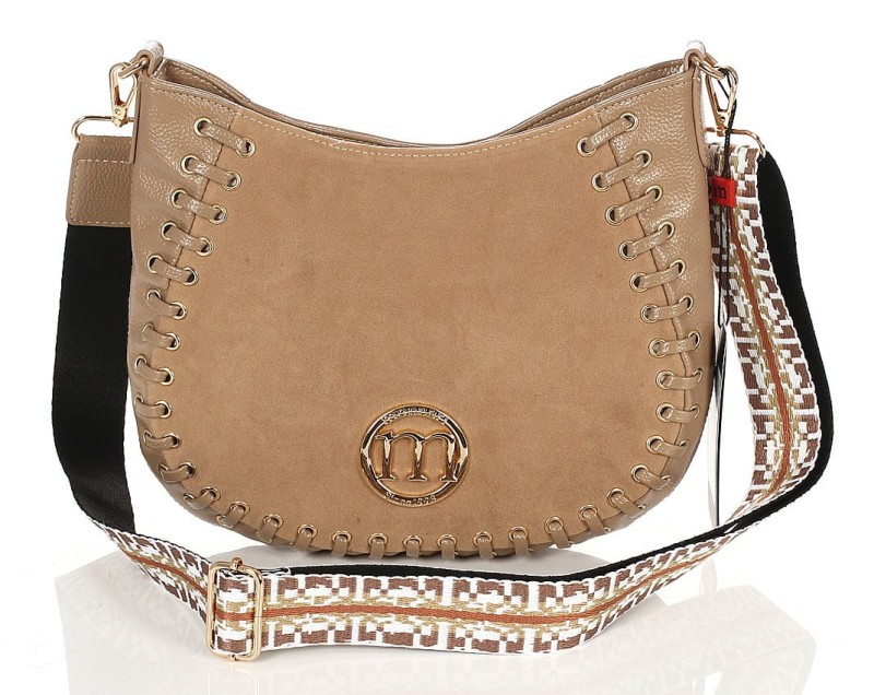 MONNARI Piękna listonoszka na efektownym pasku BOHO