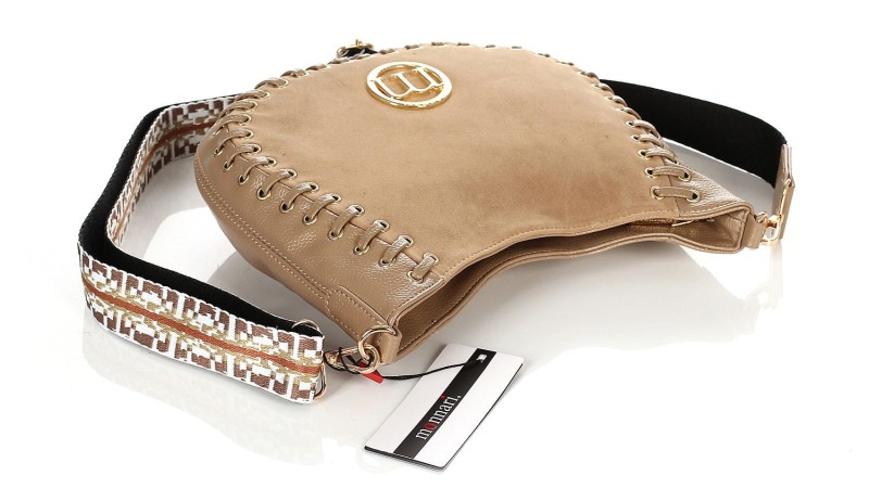 MONNARI Piękna listonoszka na efektownym pasku BOHO