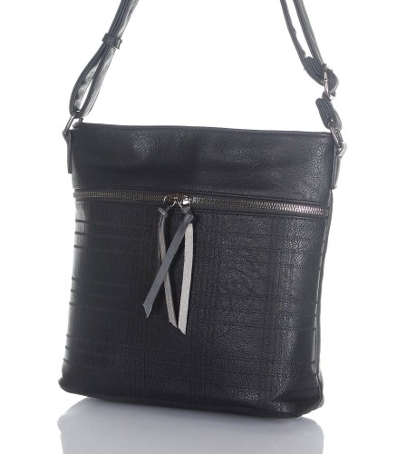 Torebka listonoszka damska pojemna na długim pasku