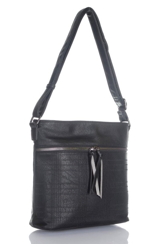 Torebka listonoszka damska pojemna na długim pasku