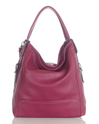 Torebka damska worek na ramię z dodatkowym paskiem