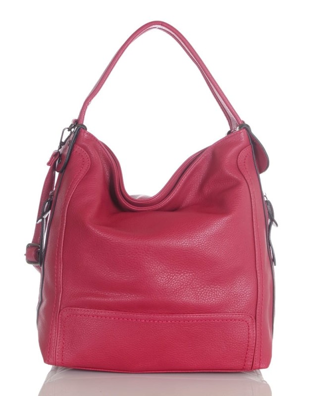 Torebka damska worek na ramię z dodatkowym paskiem