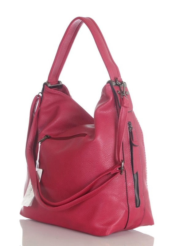 Torebka damska worek na ramię z dodatkowym paskiem