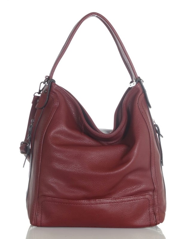 Torebka damska worek na ramię z dodatkowym paskiem