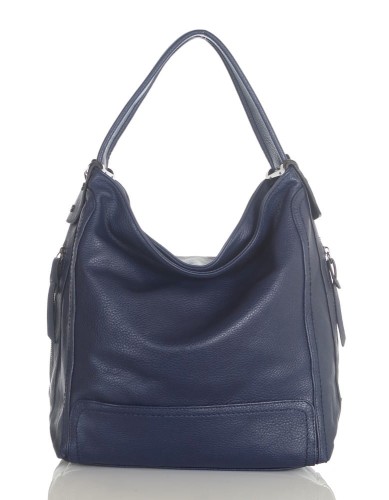 Torebka damska worek na ramię z dodatkowym paskiem 