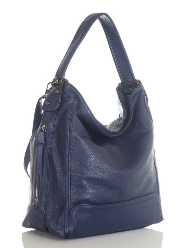 Torebka damska worek na ramię z dodatkowym paskiem