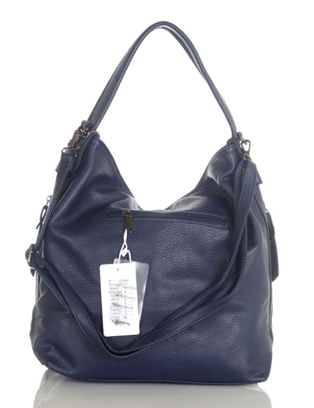 Torebka damska worek na ramię z dodatkowym paskiem