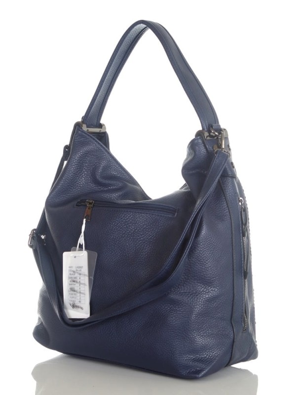 Torebka damska worek na ramię z dodatkowym paskiem