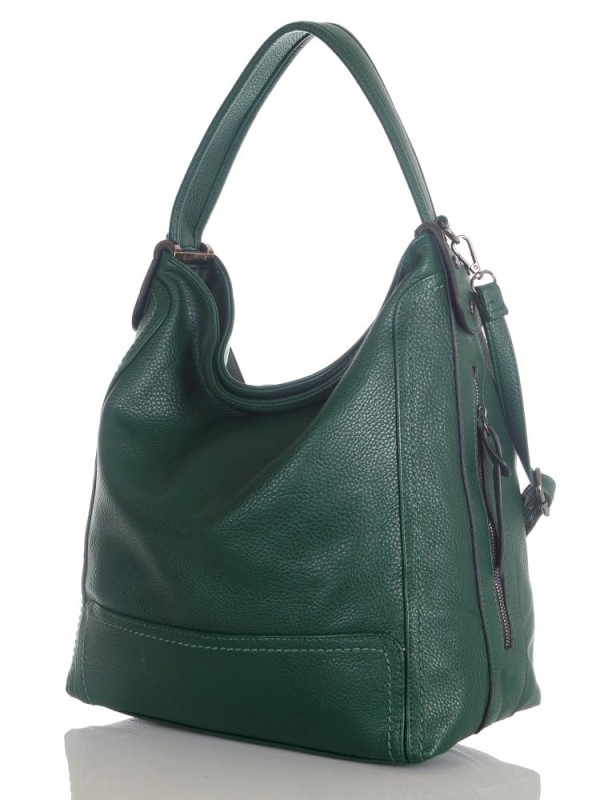 Torebka damska worek na ramię z dodatkowym paskiem