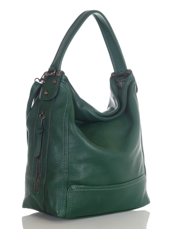 Torebka damska worek na ramię z dodatkowym paskiem