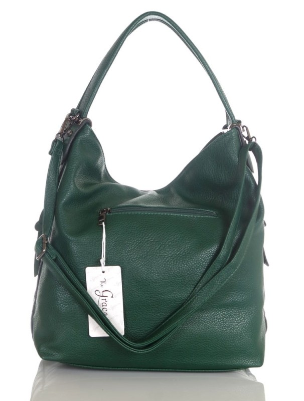 Torebka damska worek na ramię z dodatkowym paskiem