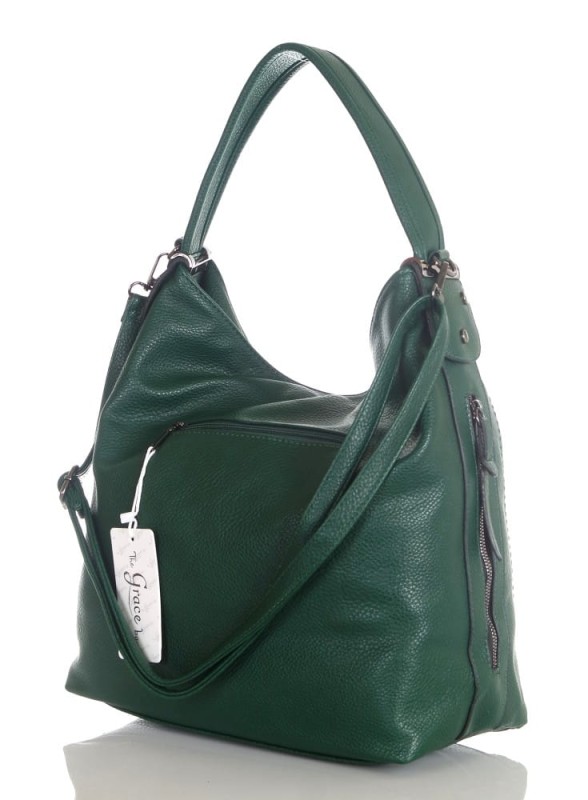 Torebka damska worek na ramię z dodatkowym paskiem