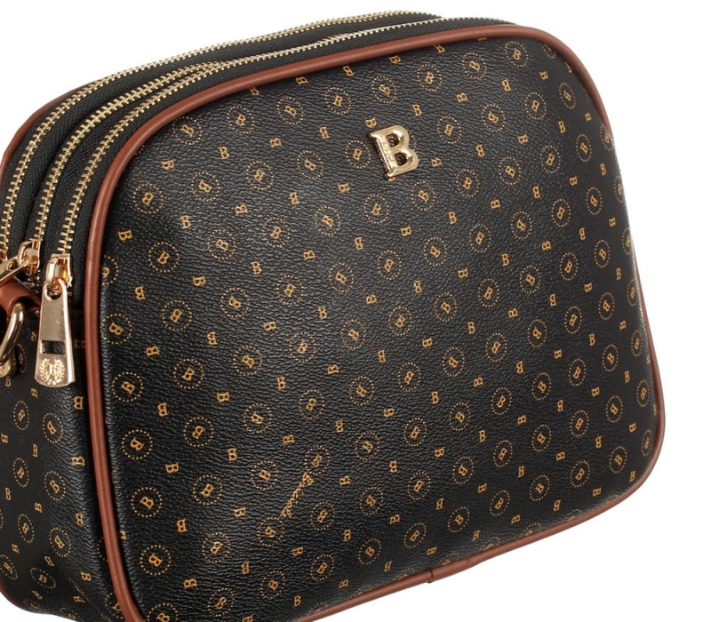 Pojemna trzykomorowa torebka listonoszka