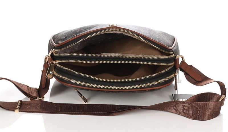 Pojemna trzykomorowa torebka listonoszka