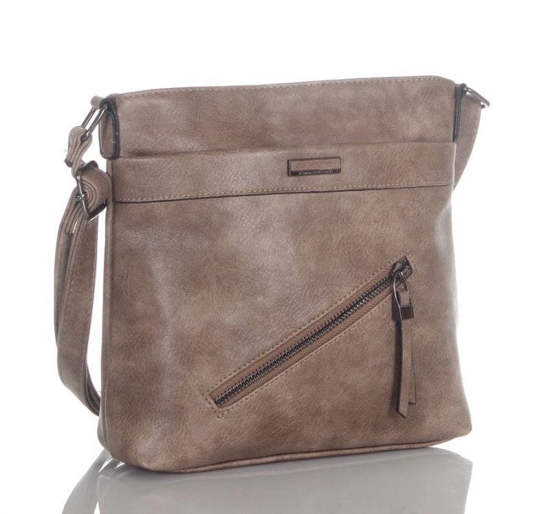 Torebka damska listonoszka Zgrabna i praktyczna Z kieszonkami