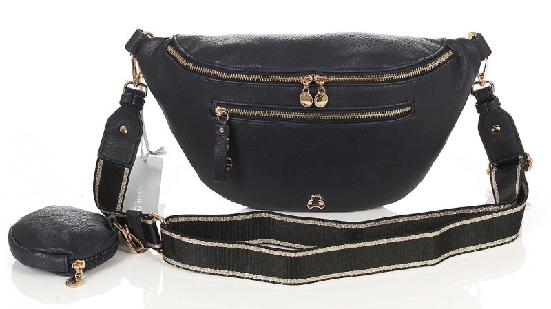 Lulu Castagnette Cudna Nerka Saszetka Biodrówka na szerokim pasku