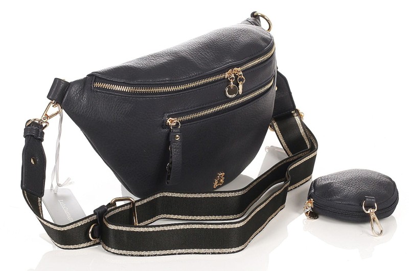 Lulu Castagnette Cudna Nerka Saszetka Biodrówka na szerokim pasku