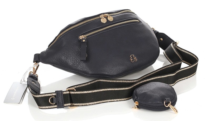 Lulu Castagnette Cudna Nerka Saszetka Biodrówka na szerokim pasku