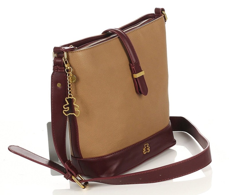 Torebka listonoszka damska kuferek na pasku Lulu Castagnette