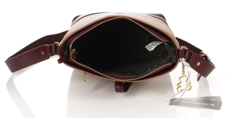 Torebka listonoszka damska kuferek na pasku Lulu Castagnette