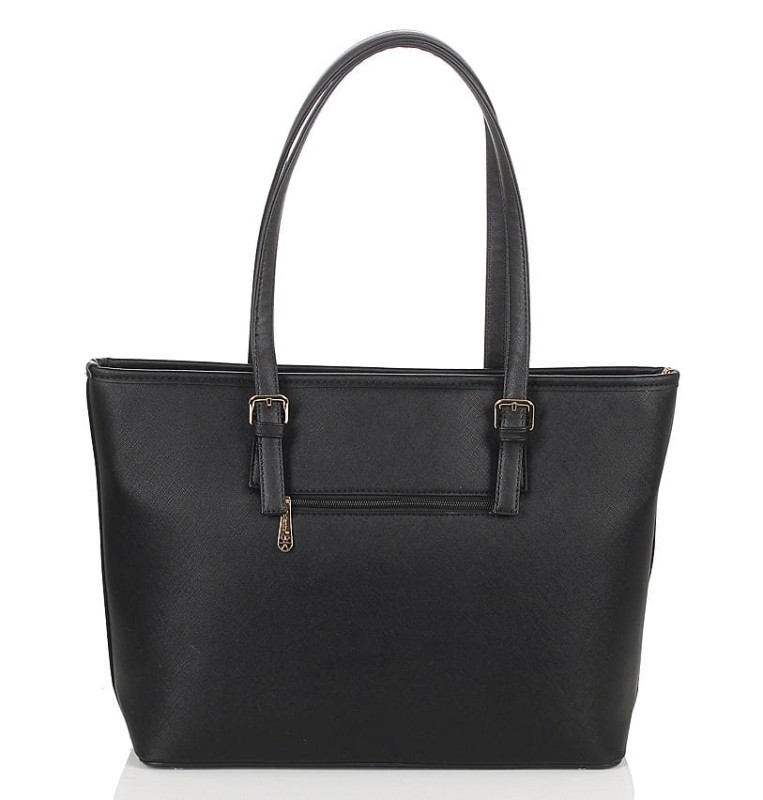 Gallantry Paris Czarna torebka shopper na wygodnych rączkach