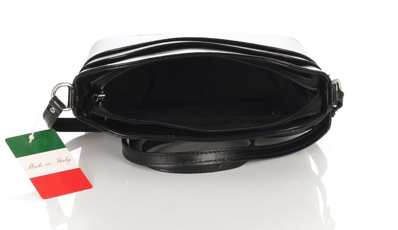 VERA PELLE ITALY Skórzana torebka listonoszka Elegancka Klasyczna