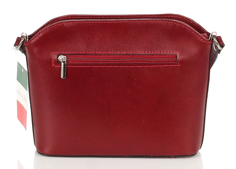 VERA PELLE ITALY Skórzana torebka listonoszka Elegancka Klasyczna