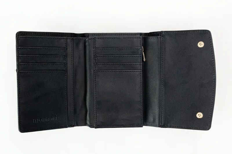 Czerwony portfel Monnari Skóra ekologiczna Lakier