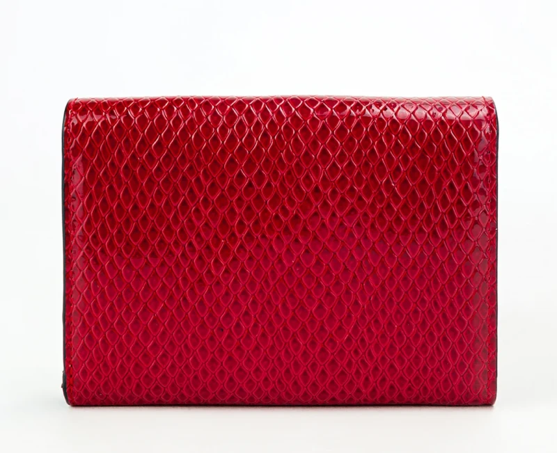 Czerwony portfel Monnari Skóra ekologiczna Lakier