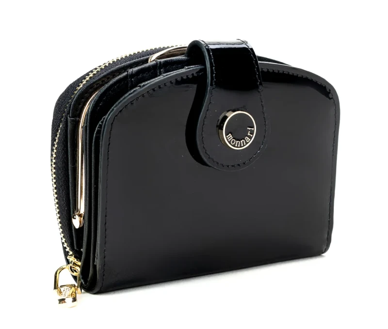 Portfel skórzany Monnari damski Skóra naturalna Podkowa