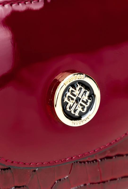 Monnari Portfel Skórzany damski Czerwony Bilonówka