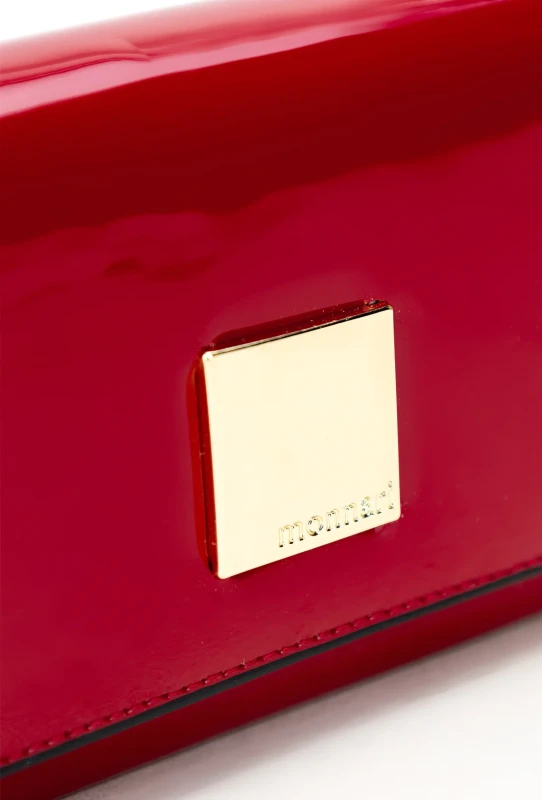 Czerwony skórzany portfel damski Monnari Premium