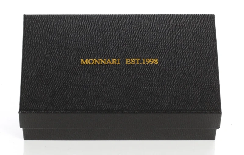 Monnari Portfel damski skórzany Premium Czarny Skóra naturalna