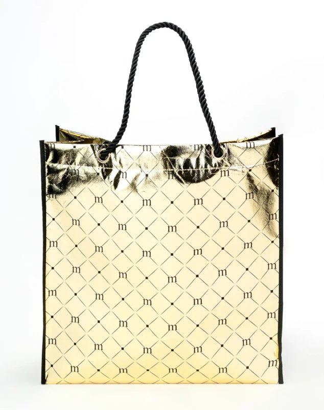 Monnari torba na zakupy Shopper Bag Złota Logo