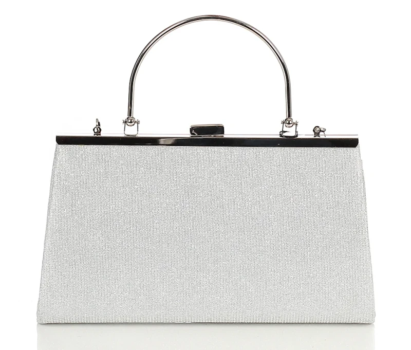 MONNARI Torebka wizytowa KOPERTÓWKA Rączka + Łańcuszek