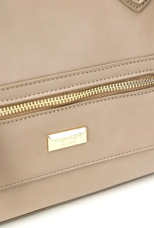 MONNARI Zgrabna różowa torebka damska shopper bag Rączki + pasek