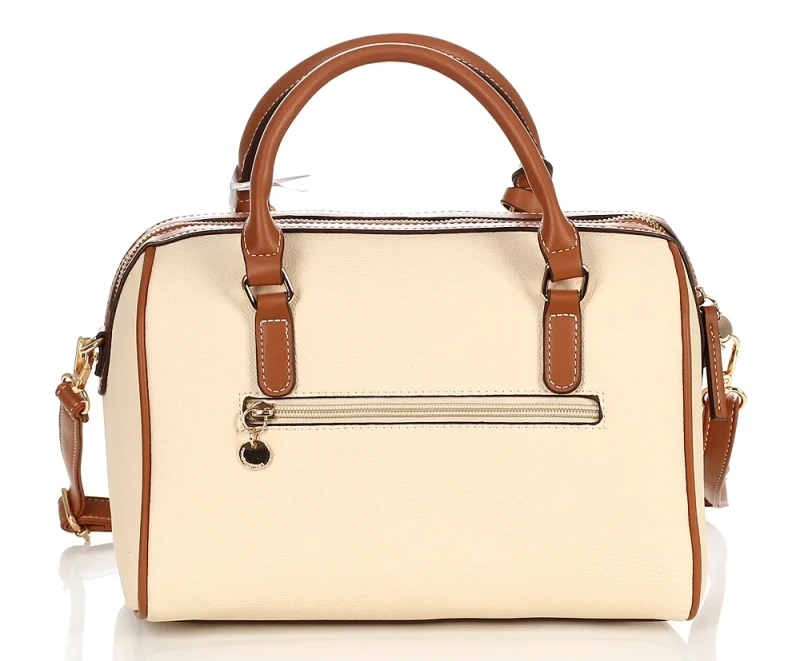 Lulu Castagnette Torebka damska kuferek Logo Tłoczenia Pasek