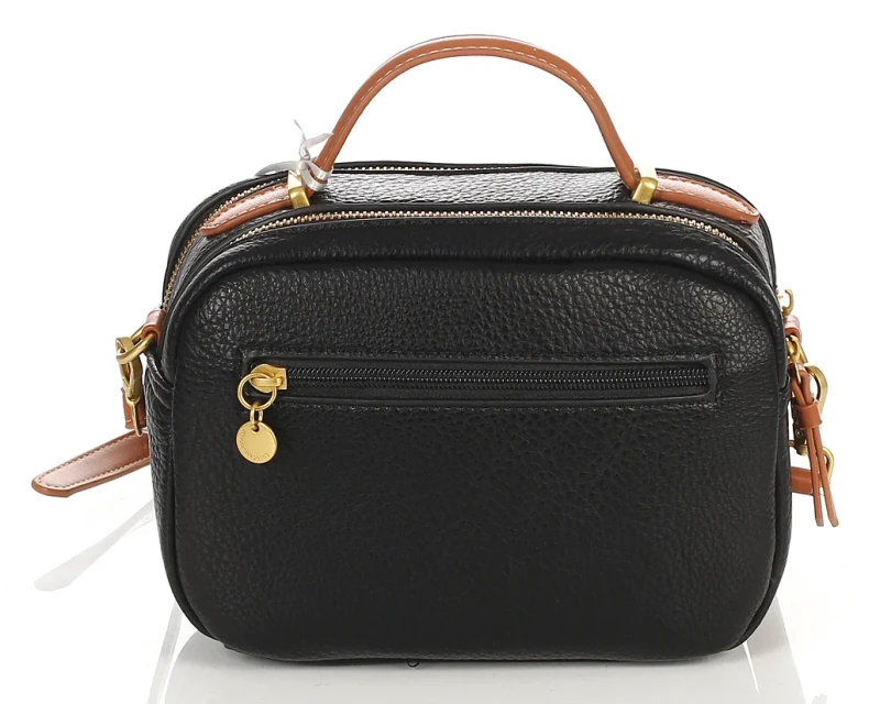 Lulu Castagnette Torebka listonoszka kuferek dwie komory pasek